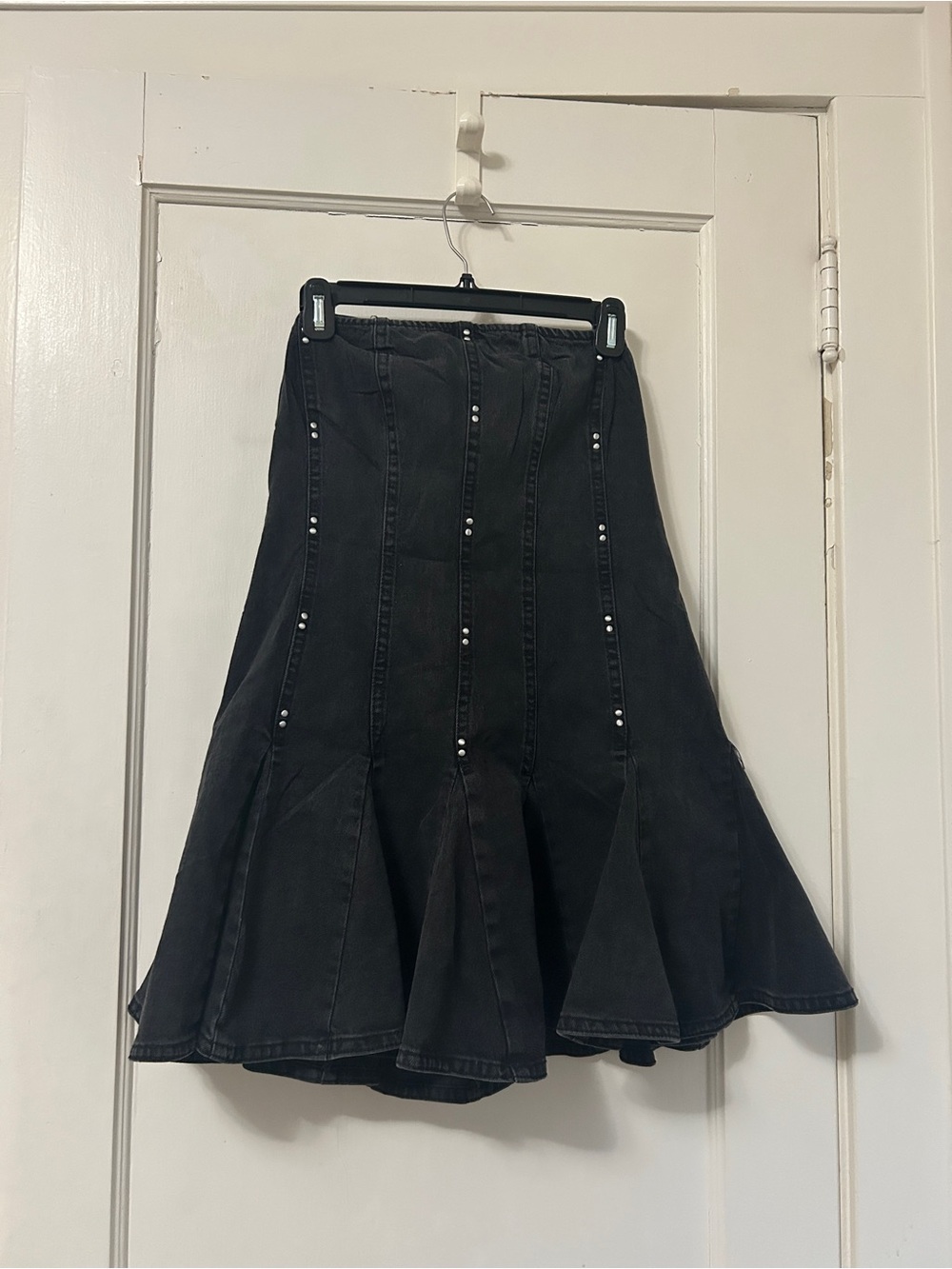 NWT!! Women’s Wild Fable Black Denim Strapless Dress - Size Medium